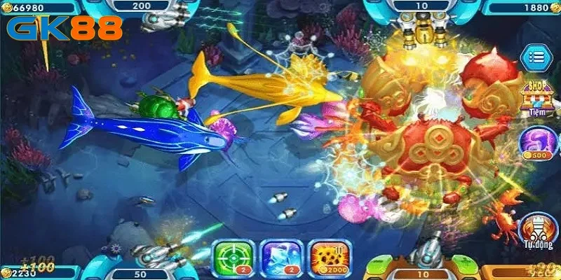 Tối ưu điểm thưởng với góc bắn chiến lược